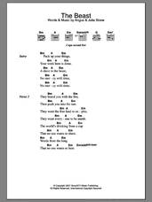 Cover icon of The Beast sheet music for guitar (chords) by Julia Stone and Angus Stone, intermediate skill level