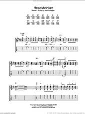 Cover icon of Headshrinker sheet music for guitar (tablature) by Oasis and Noel Gallagher, intermediate skill level