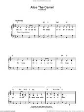Cover icon of Alice The Camel sheet music for voice, piano or guitar, intermediate skill level