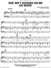 Cover icon of She Ain't Hooked On Me No More sheet music for voice, piano or guitar by Toby Keith and Scotty Emerick, intermediate skill level