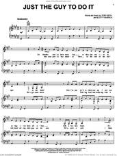 Cover icon of Just The Guy To Do It sheet music for voice, piano or guitar by Toby Keith and Scotty Emerick, intermediate skill level
