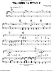 Cover icon of Walking By Myself sheet music for voice, piano or guitar by Jimmy Rogers and James Lane, intermediate skill level