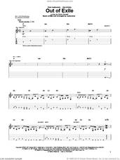 Cover icon of Out Of Exile sheet music for guitar (tablature) by Audioslave and Chris Cornell, intermediate skill level