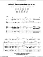 Cover icon of Nobody Puts Baby In The Corner sheet music for guitar (tablature) by Fall Out Boy, Andrew Hurley, Joseph Trohman, Patrick Stumph and Peter Wentz, intermediate skill level