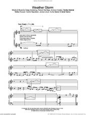 Cover icon of Weather Storm sheet music for piano solo by Craig Armstrong, Andrew Vowles, Cedric Napoleon, Curtis Harmon, Daniel Harmon, Grantley Marshall, James Lloyd, Nellee Hooper and Robert Del Naja, intermediate skill level