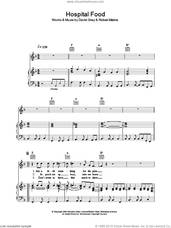 Cover icon of Hospital Food sheet music for voice, piano or guitar by David Gray and Robbie Malone, intermediate skill level
