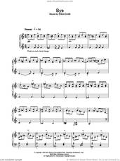 Cover icon of Bye sheet music for piano solo by Elliot Smith and Elliott Smith, intermediate skill level
