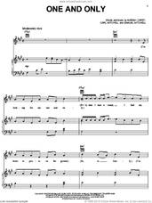Cover icon of One And Only sheet music for voice, piano or guitar by Mariah Carey, Carl Mitchell and Samual Mitchell, intermediate skill level