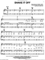 Cover icon of Shake It Off sheet music for voice, piano or guitar by Mariah Carey, Bryan Michael Cox, Jermaine Dupri and Johnta Austin, intermediate skill level