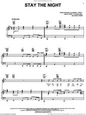 Cover icon of Stay The Night sheet music for voice, piano or guitar by Mariah Carey, Kanye West, Linda Creed and Thomas Bell, intermediate skill level