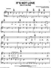 Cover icon of It's Not Love (But It's Not Bad) sheet music for voice, piano or guitar by Merle Haggard, Glenn Martin and Hank Cochran, intermediate skill level