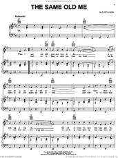 Cover icon of The Same Old Me sheet music for voice, piano or guitar by Ray Price and Fuzzy Owen, intermediate skill level