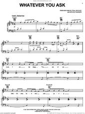 Cover icon of Whatever You Ask sheet music for voice, piano or guitar by Phill McHugh and Michele Wagner, intermediate skill level