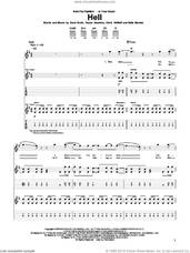 Cover icon of Hell sheet music for guitar (tablature) by Foo Fighters, Chris Shiflett, Dave Grohl, Nate Mendel and Taylor Hawkins, intermediate skill level