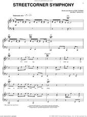 Cover icon of Streetcorner Symphony sheet music for voice, piano or guitar by Rob Thomas and Matt Serletic, intermediate skill level