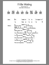 Cover icon of I'll Be Waiting sheet music for guitar (chords) by Adele, Adele Adkins and Paul Epworth, intermediate skill level