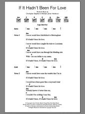 Cover icon of If It Hadn't Been For Love sheet music for guitar (chords) by Adele, Christopher Stapleton and Michael James Henderson, intermediate skill level