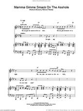 Cover icon of Mama Gimme Smack On The Asshole (from Jerry Springer The Opera) sheet music for voice, piano or guitar by Richard Thomas, intermediate skill level