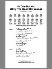 Cover icon of No One But You (Only The Good Die Young) sheet music for guitar (chords) by Queen and Brian May, intermediate skill level