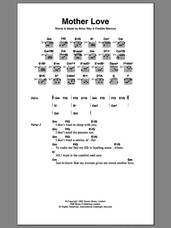 Cover icon of Mother Love sheet music for guitar (chords) by Queen, Brian May and Frederick Mercury, intermediate skill level