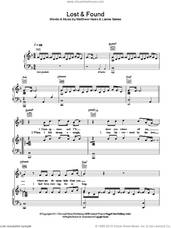 Cover icon of Lost and Found sheet music for voice, piano or guitar by Lianne La Havas, Lianne Barnes and Matthew Hales, intermediate skill level