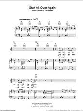 Cover icon of Start All Over Again sheet music for voice, piano or guitar by Van Morrison, intermediate skill level