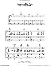 Cover icon of Between The Bars sheet music for voice, piano or guitar by Madeleine Peyroux and Elliott Smith, intermediate skill level
