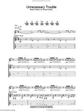 Cover icon of Unnecessary Trouble sheet music for guitar (tablature) by Hard-Fi and Richard Archer, intermediate skill level
