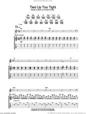 Cover icon of Tied Up Too Tight sheet music for guitar (tablature) by Hard-Fi and Richard Archer, intermediate skill level