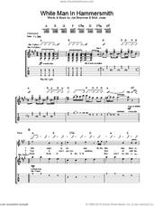 Cover icon of White Man In Hammersmith Palais sheet music for guitar (tablature) by The Clash, Joe Strummer and Mick Jones, intermediate skill level