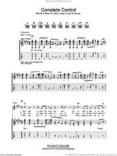 Cover icon of Complete Control sheet music for guitar (tablature) by The Clash, Joe Strummer and Mick Jones, intermediate skill level