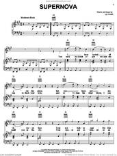 Cover icon of Supernova sheet music for voice, piano or guitar by Liz Phair, intermediate skill level