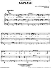 Cover icon of Airplane sheet music for voice, piano or guitar by Bethany Dillon and Ed Cash, intermediate skill level