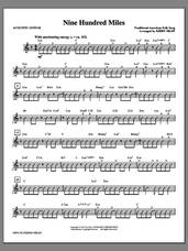 Cover icon of Nine Hundred Miles (complete set of parts) sheet music for orchestra/band (Rhythm) by Traditional American Folk Song and Kirby Shaw, intermediate skill level