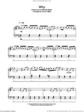 Cover icon of Why? sheet music for piano solo by Michael Nyman and Simon Haram, intermediate skill level