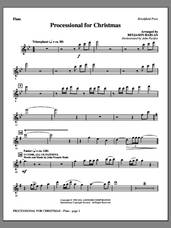 Cover icon of Processional For Christmas sheet music for orchestra/band (flute) by Benjamin Harlan, intermediate skill level