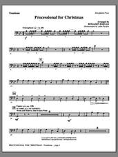 Cover icon of Processional For Christmas sheet music for orchestra/band (trombone) by Benjamin Harlan, intermediate skill level