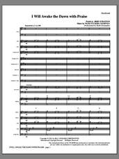 Cover icon of I Will Awake The Dawn With Praise sheet music for orchestra/band (full score) by Vicki Tucker Courtney and Bert Stratton, intermediate skill level