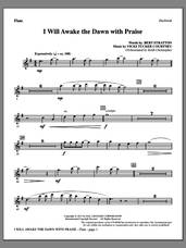 Cover icon of I Will Awake The Dawn With Praise sheet music for orchestra/band (flute) by Vicki Tucker Courtney and Bert Stratton, intermediate skill level