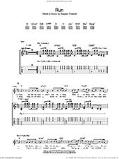 Cover icon of Run sheet music for guitar (tablature) by Stephen Fretwell, intermediate skill level