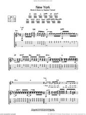 Cover icon of New York sheet music for guitar (tablature) by Stephen Fretwell, intermediate skill level
