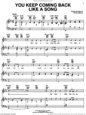 Cover icon of You Keep Coming Back Like A Song sheet music for voice, piano or guitar by Irving Berlin, Dinah Shore, Jo Stafford and Joe Stafford, wedding score, intermediate skill level