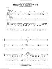 Cover icon of Happy Is A Yuppie Word sheet music for guitar (tablature) by Switchfoot and Jonathan Foreman, intermediate skill level