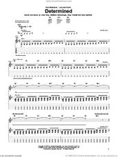 Cover icon of Determined sheet music for guitar (tablature) by Mudvayne, Chad Gray, Greg Tribbett, Matthew McDonough and Ryan Martinie, intermediate skill level