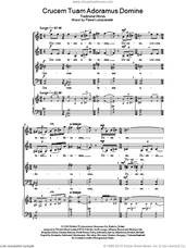 Cover icon of Crucem Tuam Adoremus Domine sheet music for choir by Pawel Lukaszewski, intermediate skill level