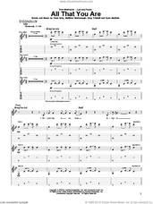 Cover icon of All That You Are sheet music for guitar (tablature) by Mudvayne, Chad Gray, Greg Tribbett, Matthew McDonough and Ryan Martinie, intermediate skill level