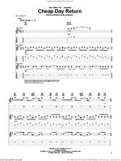 Cover icon of Cheap Day Return sheet music for guitar (tablature) by Jethro Tull and Ian Anderson, intermediate skill level