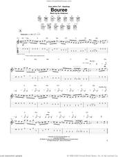 Cover icon of Bouree sheet music for guitar (tablature) by Jethro Tull and Ian Anderson, intermediate skill level