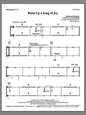 Cover icon of Raise Up A Song Of Joy sheet music for orchestra/band (percussion 1 and 2) by Lowell Alexander and Robert Sterling, intermediate skill level