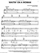 Cover icon of Waitin' On A Woman sheet music for voice, piano or guitar by Brad Paisley, Don Sampson and Wynn Varble, intermediate skill level